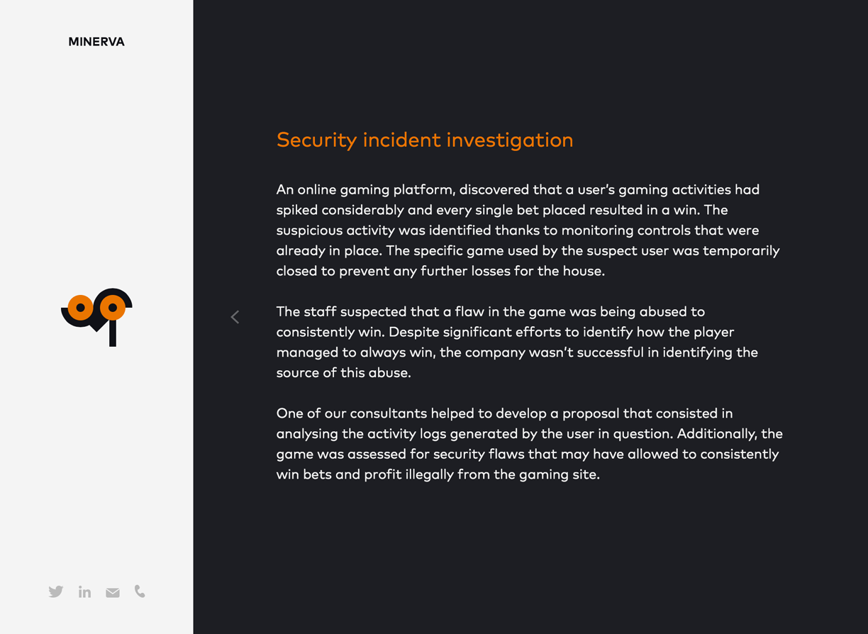 MINERVA Information Security by VERDE