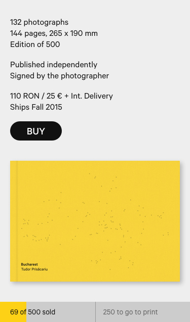 Bucharest Photobook by VERDE