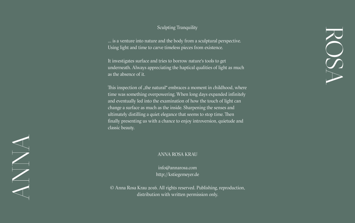 Anna Rosa Krau by VERDE