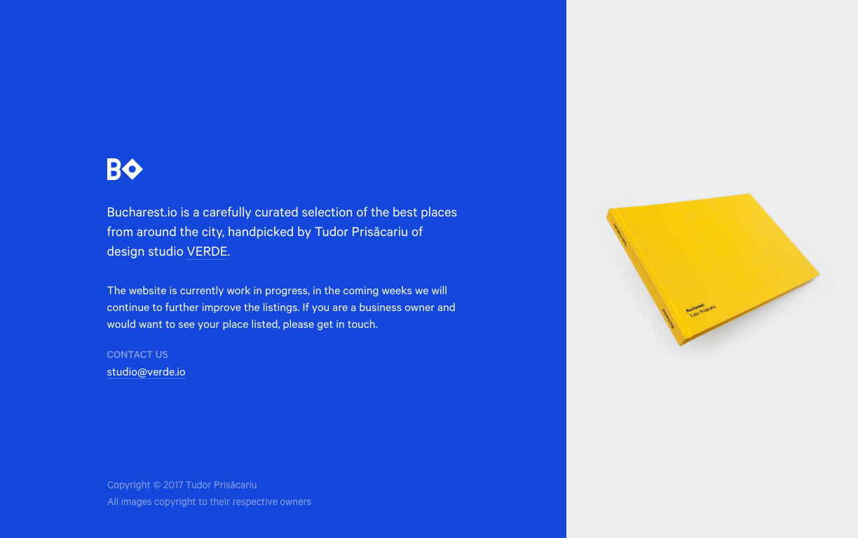 Bucharest City Guide by VERDE